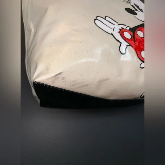 Kate Spade x Disney Minnie Mouse Francis Womens Tote Bag Cream Storybook lining - Picture 5 of 16